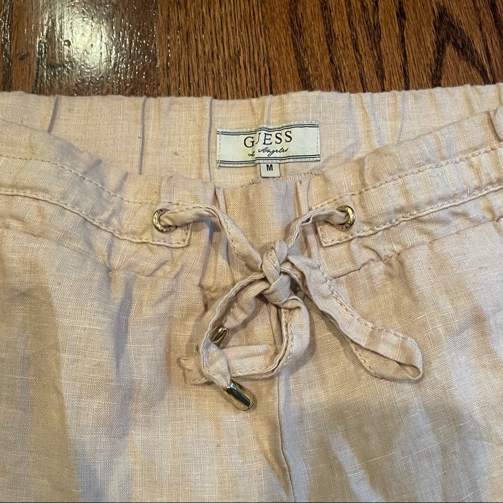 GUESS Linen Shorts - Picture 2 of 3